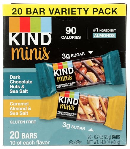 KIND Minis two flavors variety pack for balanced bites