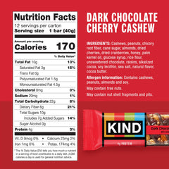 KIND Nut Bars ingredients close-up showing mixed nuts and fruits.