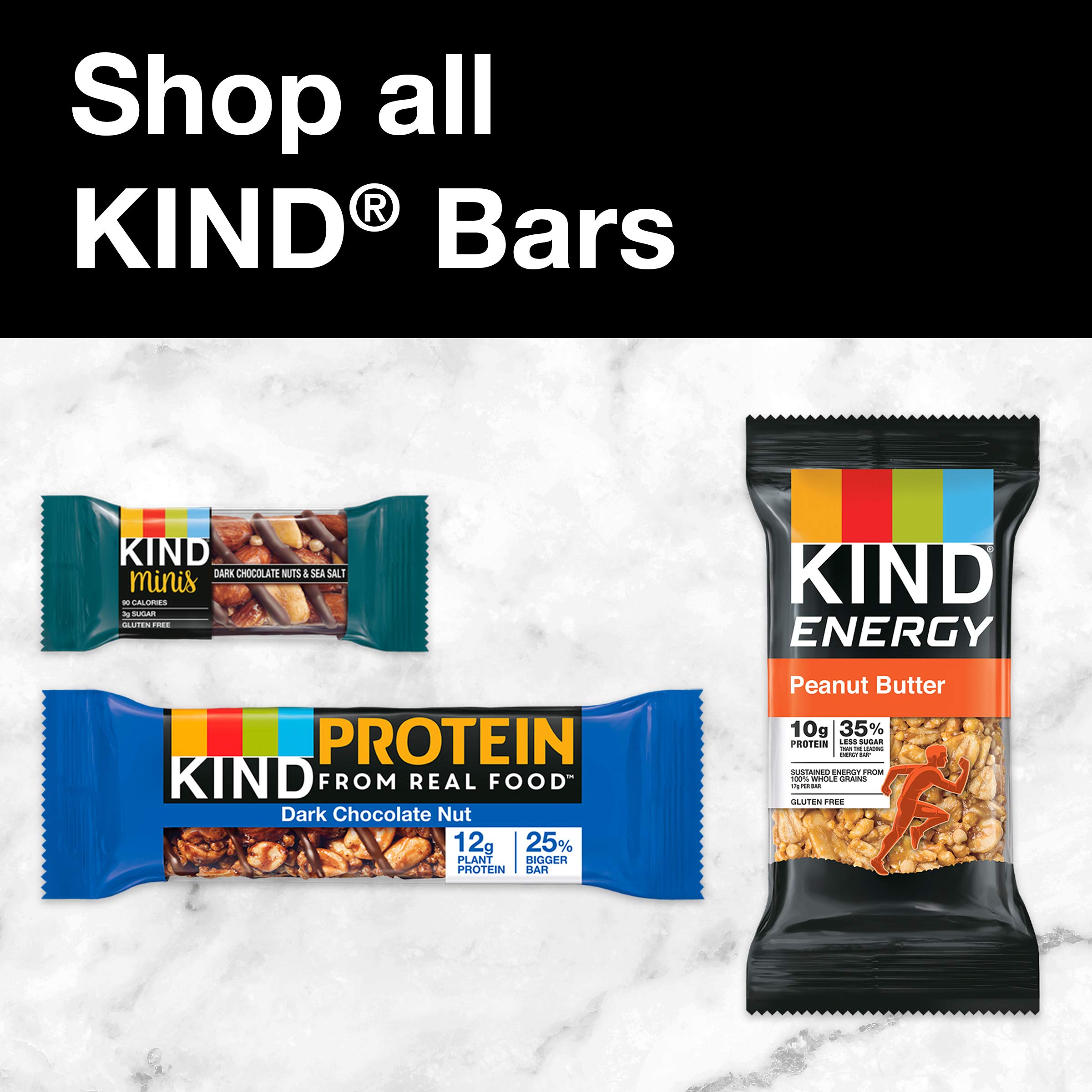 On-the-go setup shows KIND bar beside coffee for busy days.