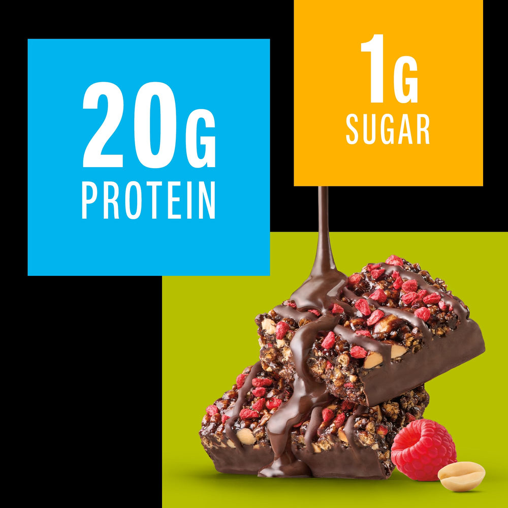 KIND Protein MAX bar break-open shows peanuts as the primary ingredient