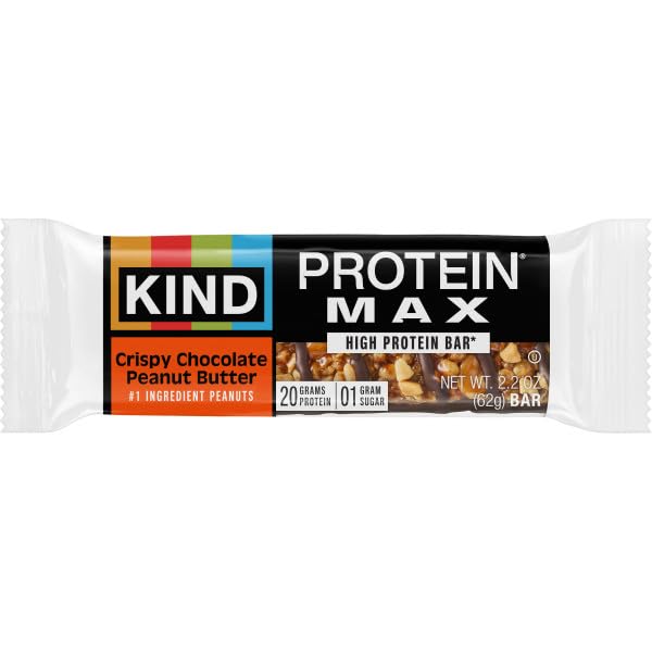 KIND Protein MAX bar on the go, keto-friendly and gluten-free.