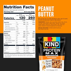 KIND Protein MAX Granola in a bowl, peanut butter flavor ready to eat