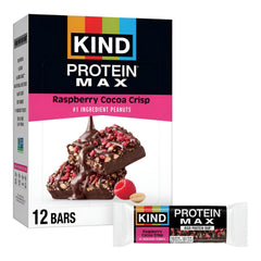 KIND Protein MAX Raspberry Cocoa Crisp bar offers 20g protein for post-workout fueling