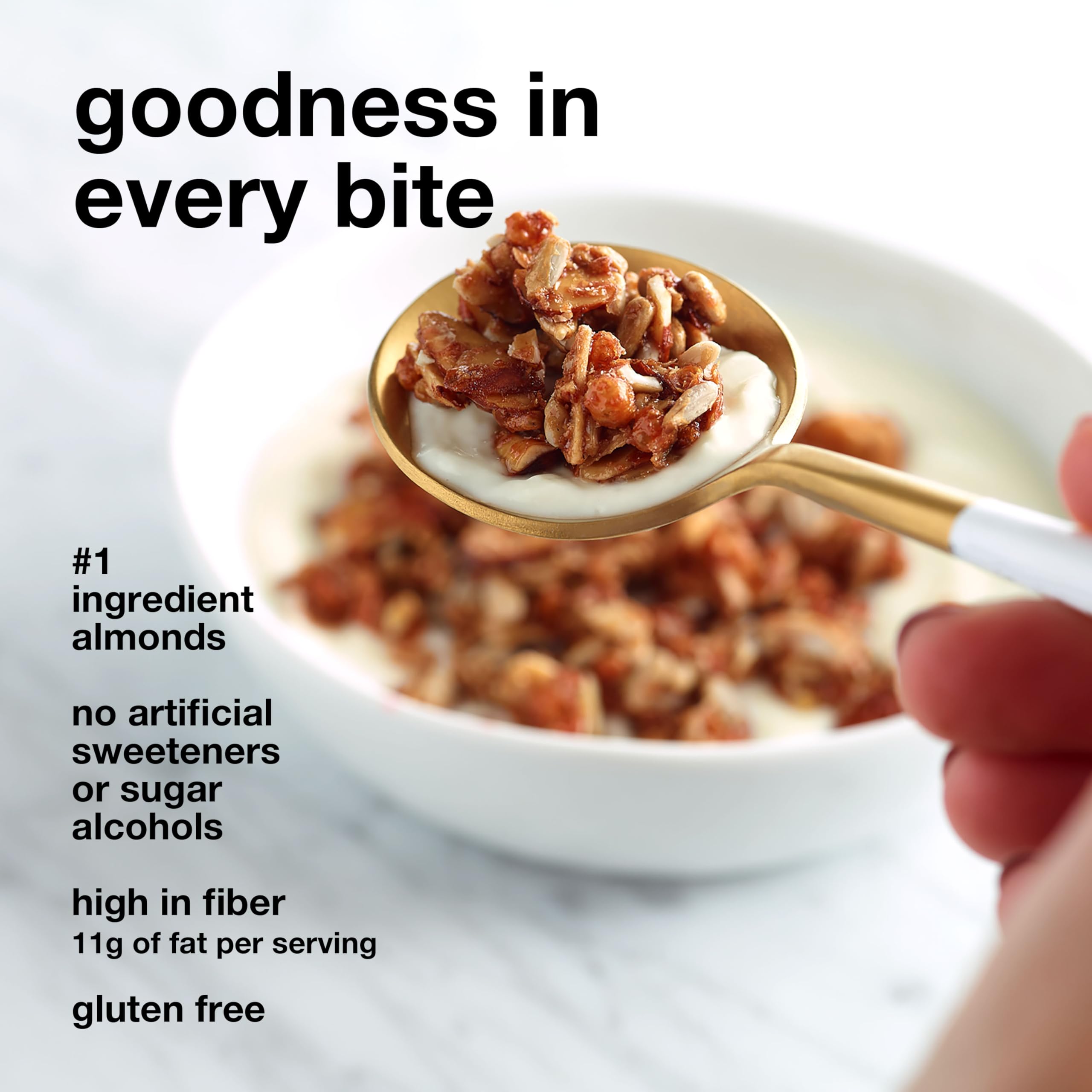KIND granola in resealable bag for on-the-go snacking.