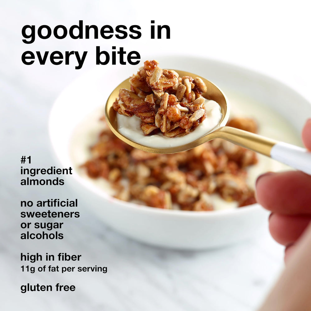KIND granola in resealable bag for on-the-go snacking.