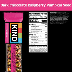 Close-up cross-section of KIND Seeds bar with seeds and fruit