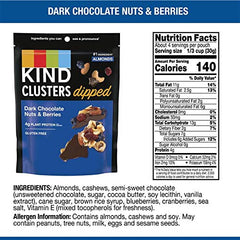 KIND Snack Clusters ingredients focus on simple, pronounceable components.