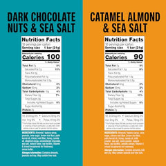 KIND THINS dark chocolate nuts sea salt bars, chocolatey crunch for a quick treat.