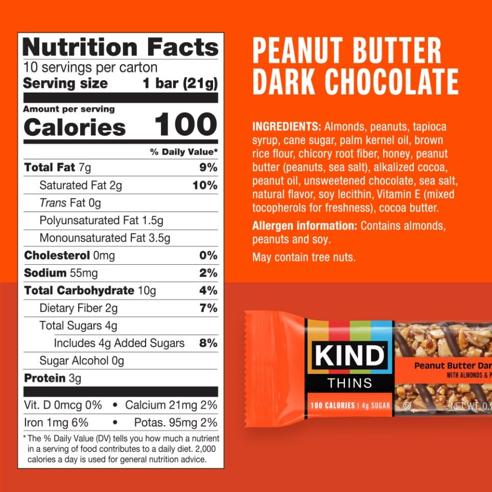 KIND Thins variety pack front view with all three flavors visible