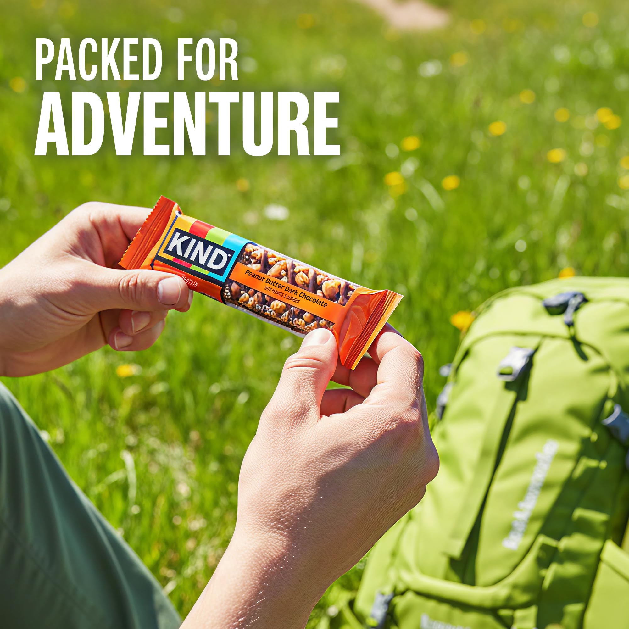 KIND Variety Pack front view showing convenient, individually wrapped bars.