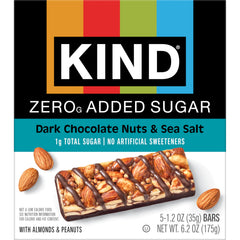 KIND Zero Added Sugar bar is a good fiber source for between-meal munchies
