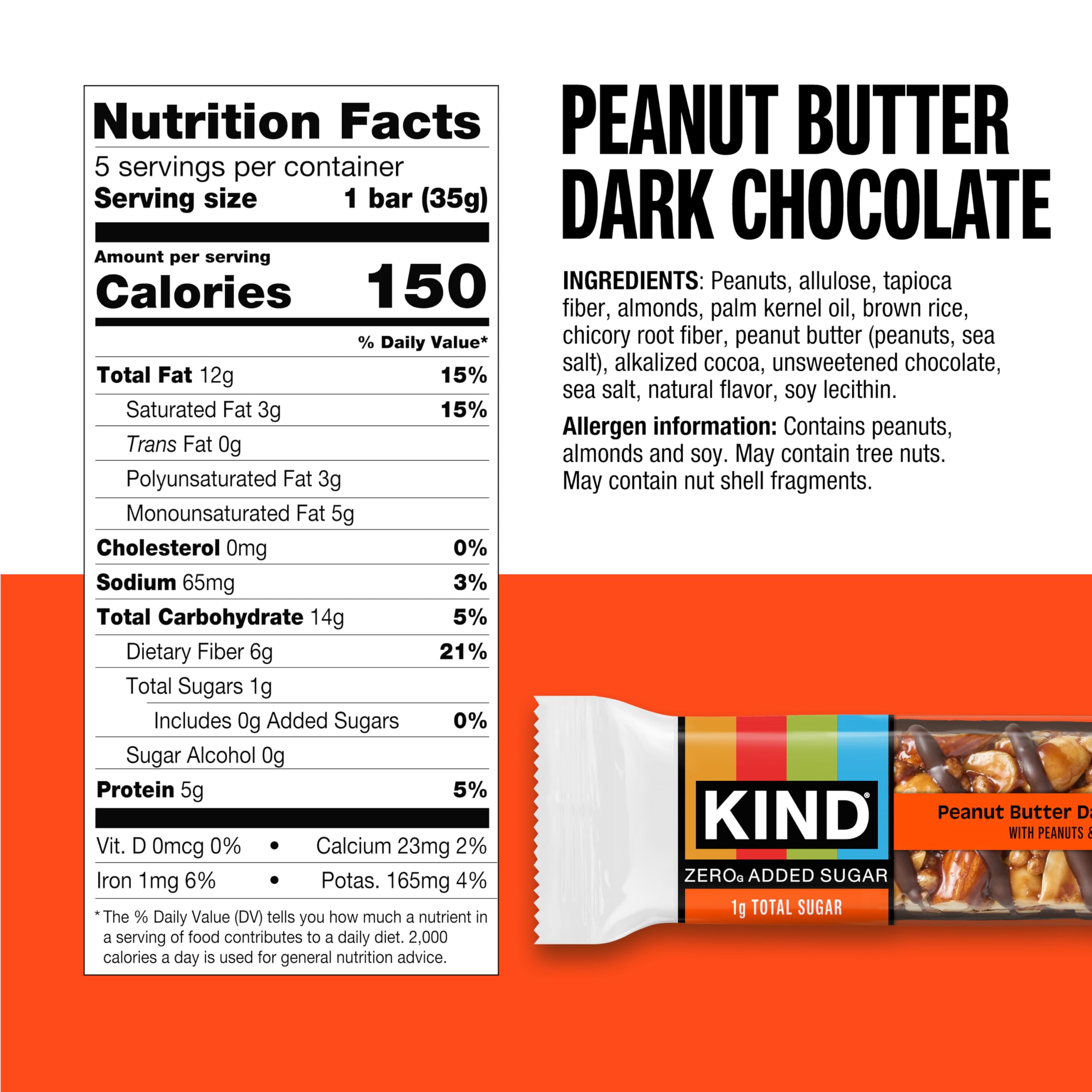 KIND ZERO Caramel Almond & Sea Salt box, gluten-free indulgence for busy days.
