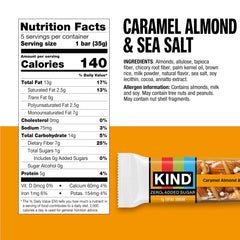 KIND ZERO Dark Chocolate Nuts & Sea Salt closeup, premium ingredients visible.