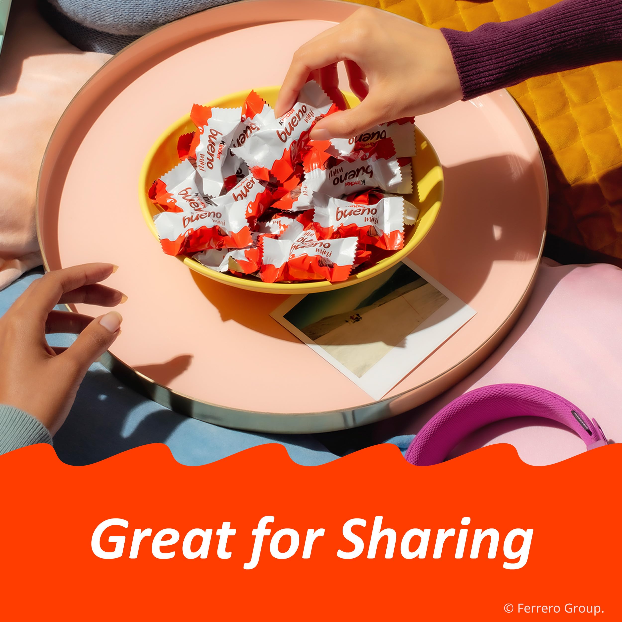 Kinder Bueno game-day snack pack perfect for football gatherings.