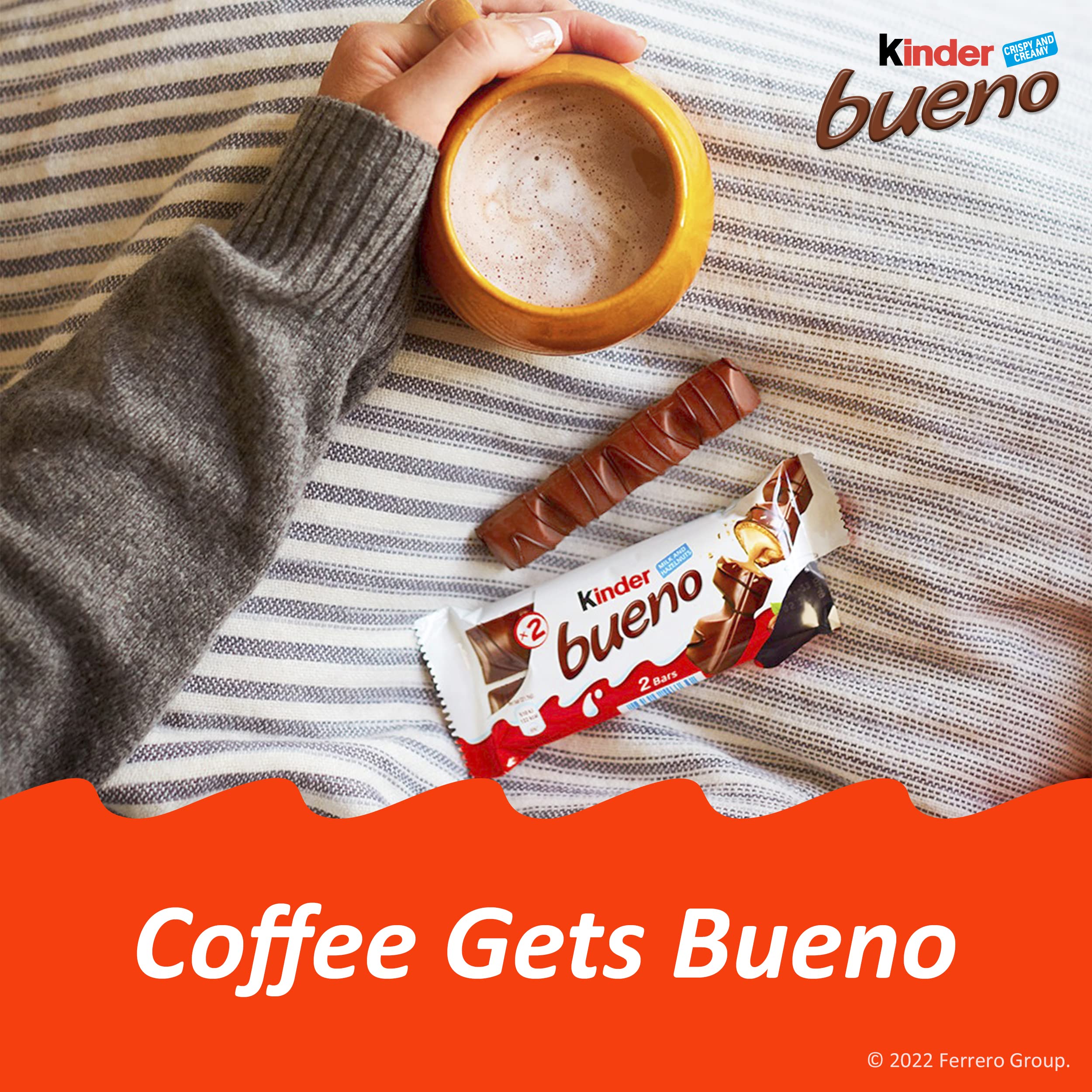 Kinder Bueno game-day snack table ready for big game crowds