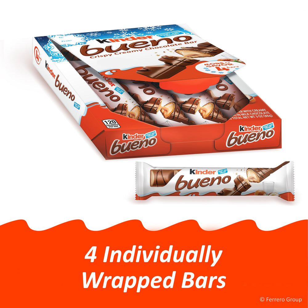 Kinder Bueno stocking stuffer pack brightens holiday baskets.