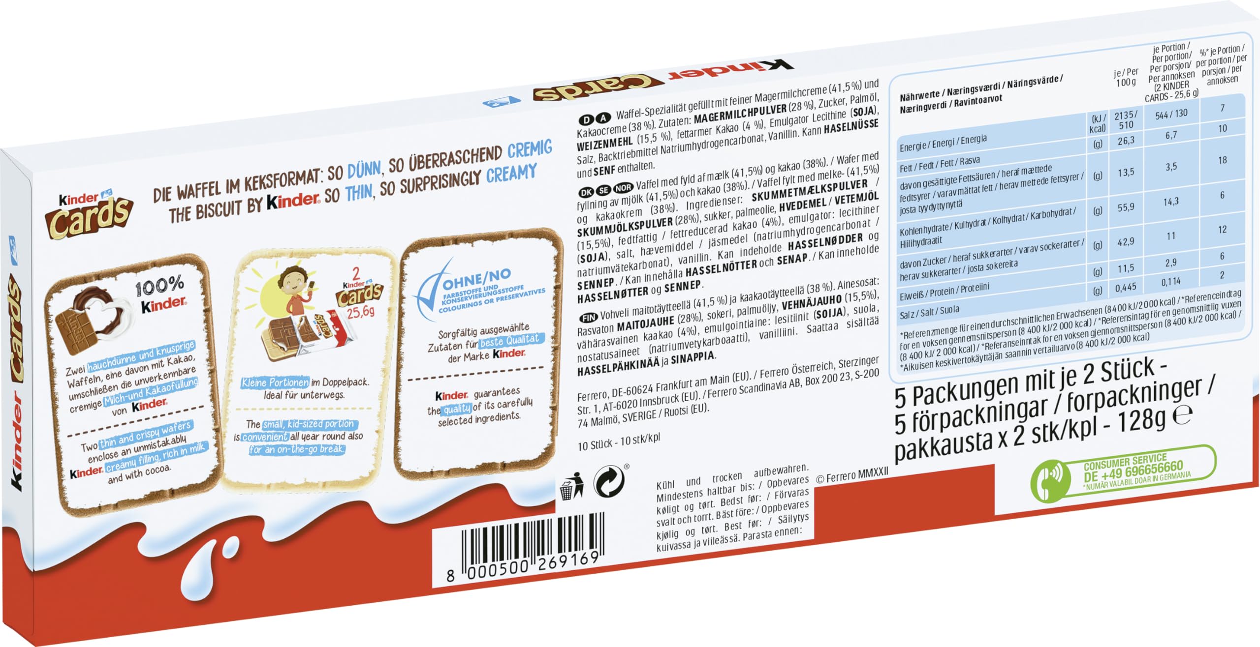 Kinder Cards multipack is perfect for parties, school lunches, and sharing.