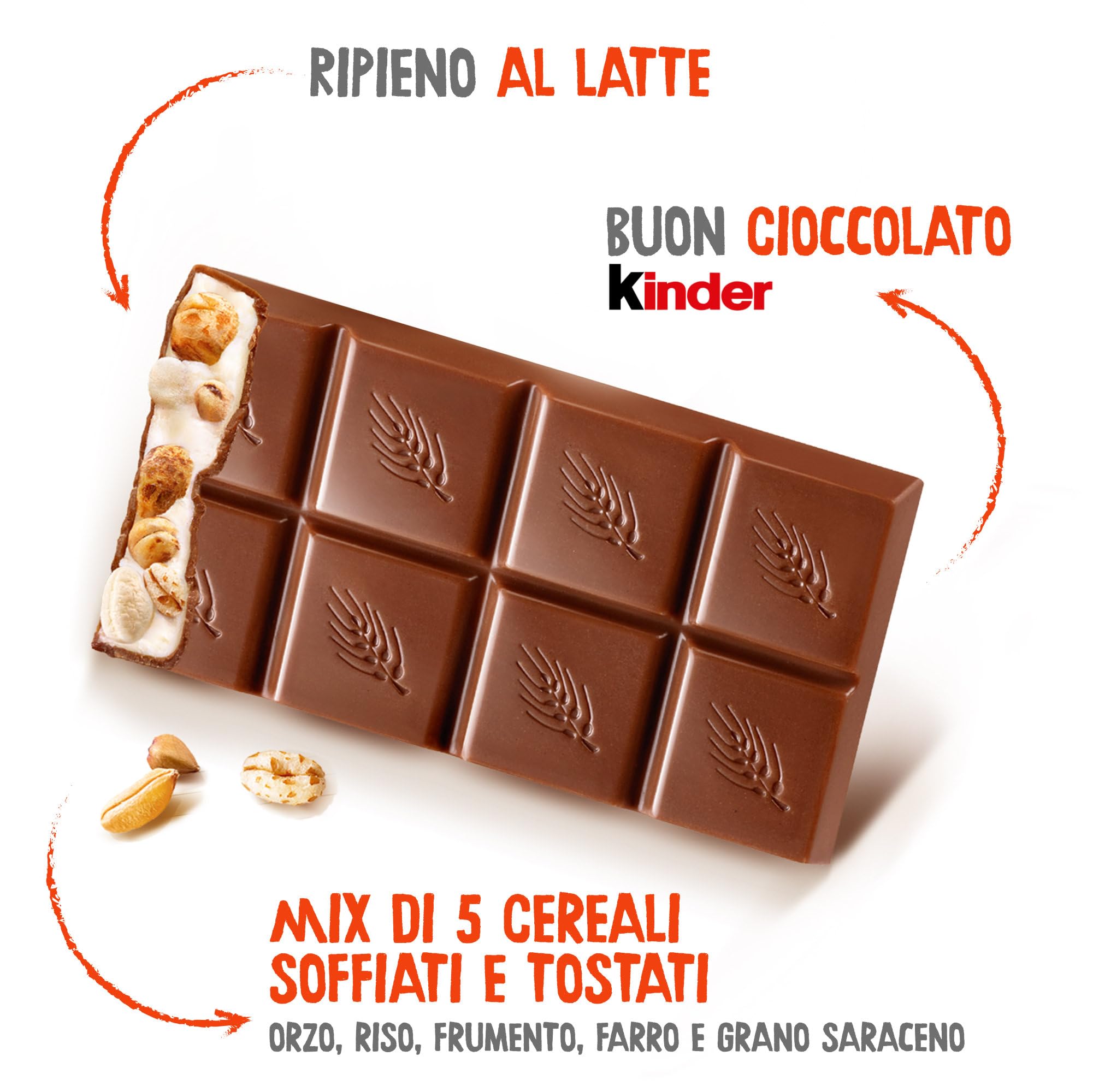 Kinder Cereali bite-sized pieces ideal for lunchboxes and on-the-go
