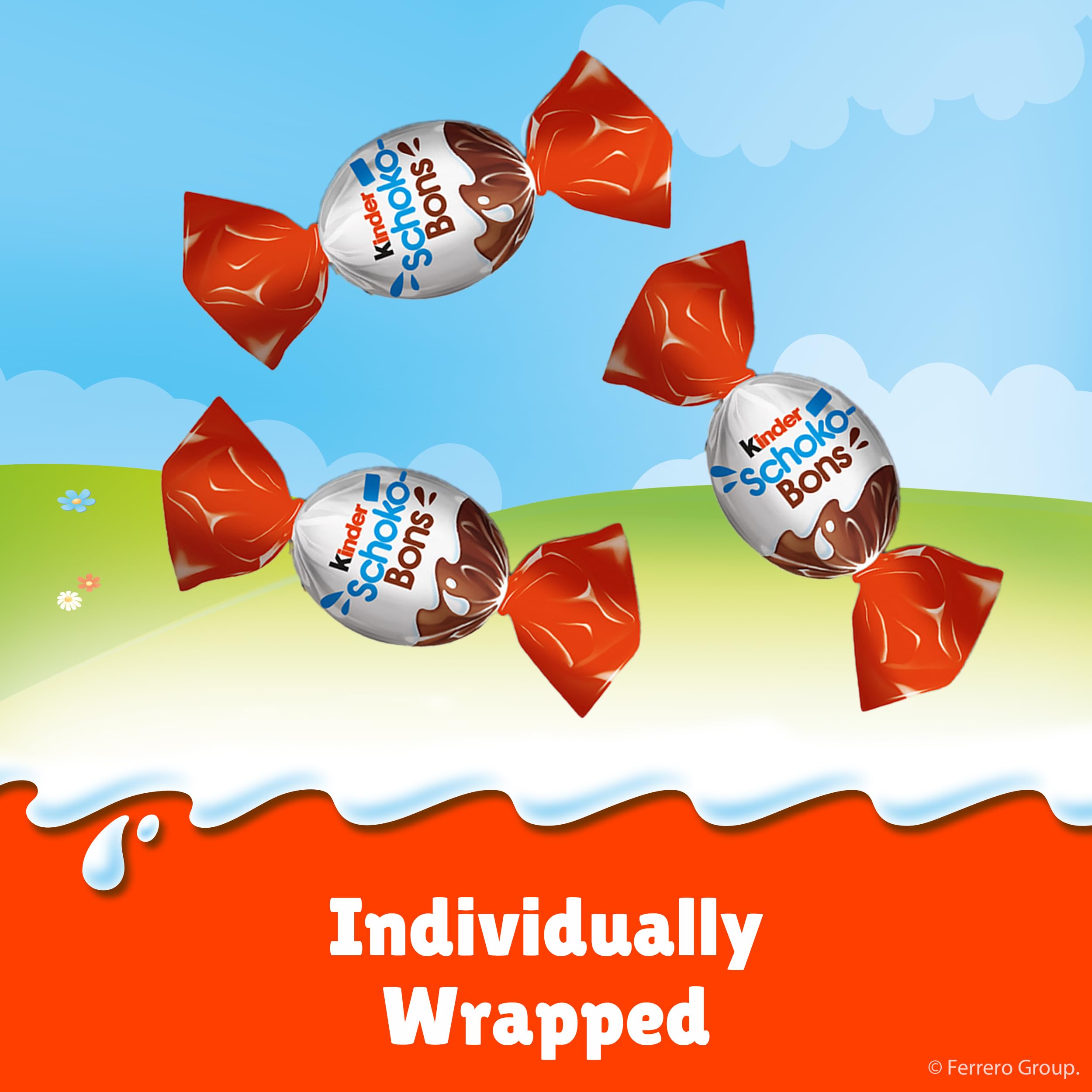 Kinder Schoko-Bons Bites with no artificial colors or preservatives.