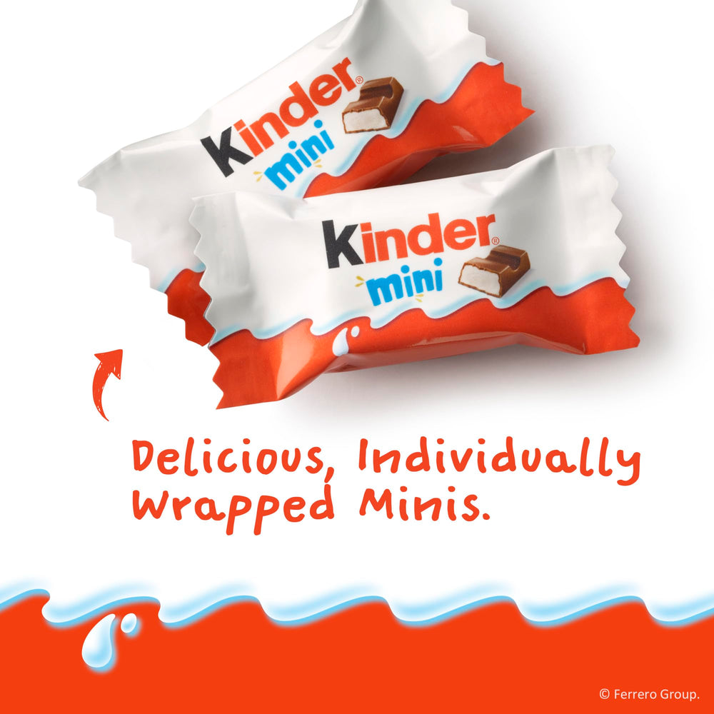 Kinder Chocolate Mini kids-and-adults-snack photo highlighting versatile treat.