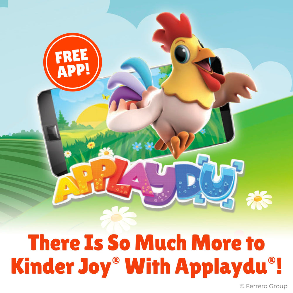 Kinder Joy ready for sharing, perfect as a basket stuffer.