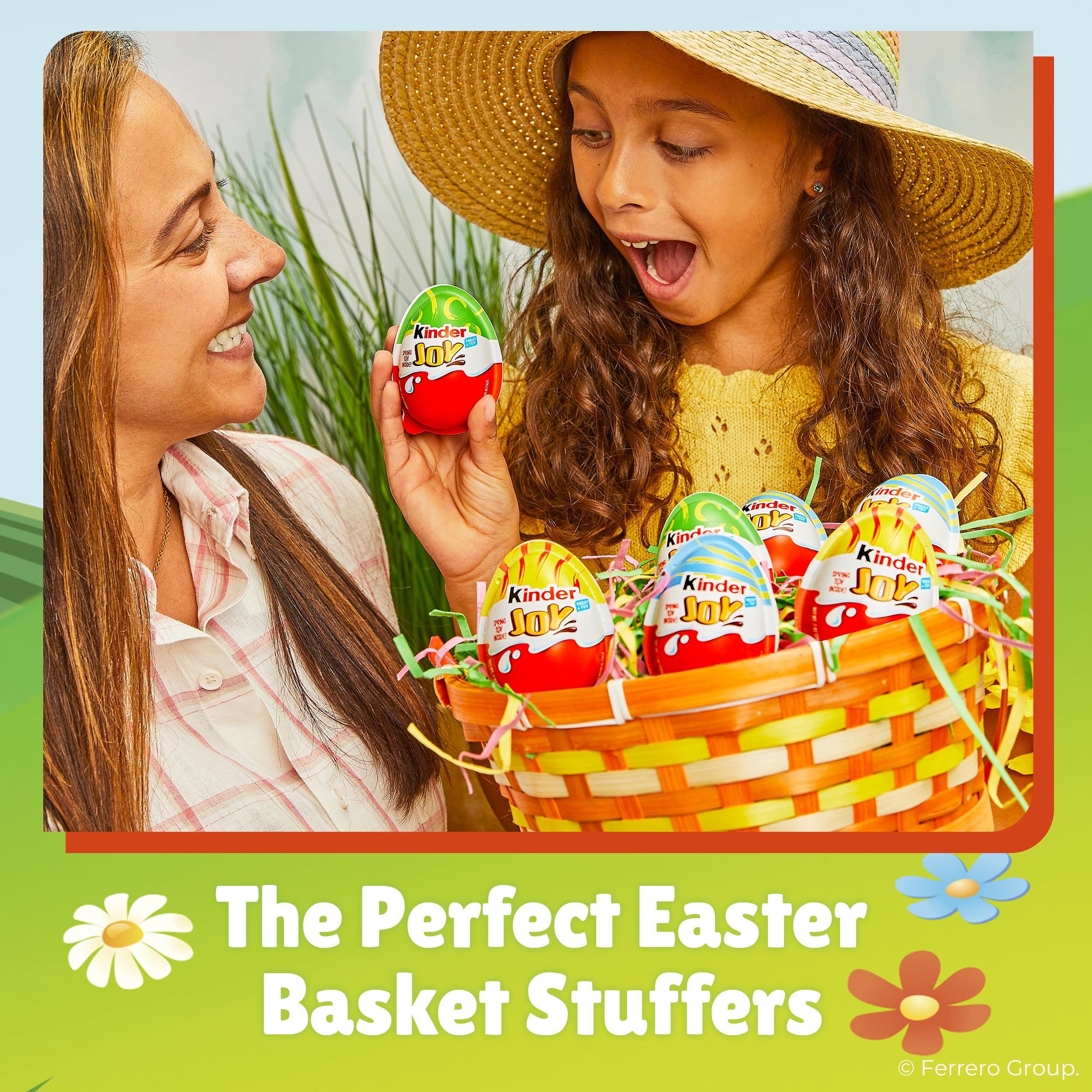 Kinder Joy wafer bites add crunch to the creamy texture.