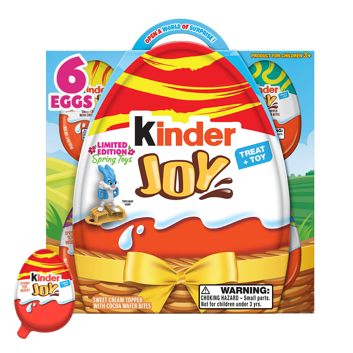 Kinder Joy Easter eggs pack offers a colorful multipack for festive celebrations and gifting.