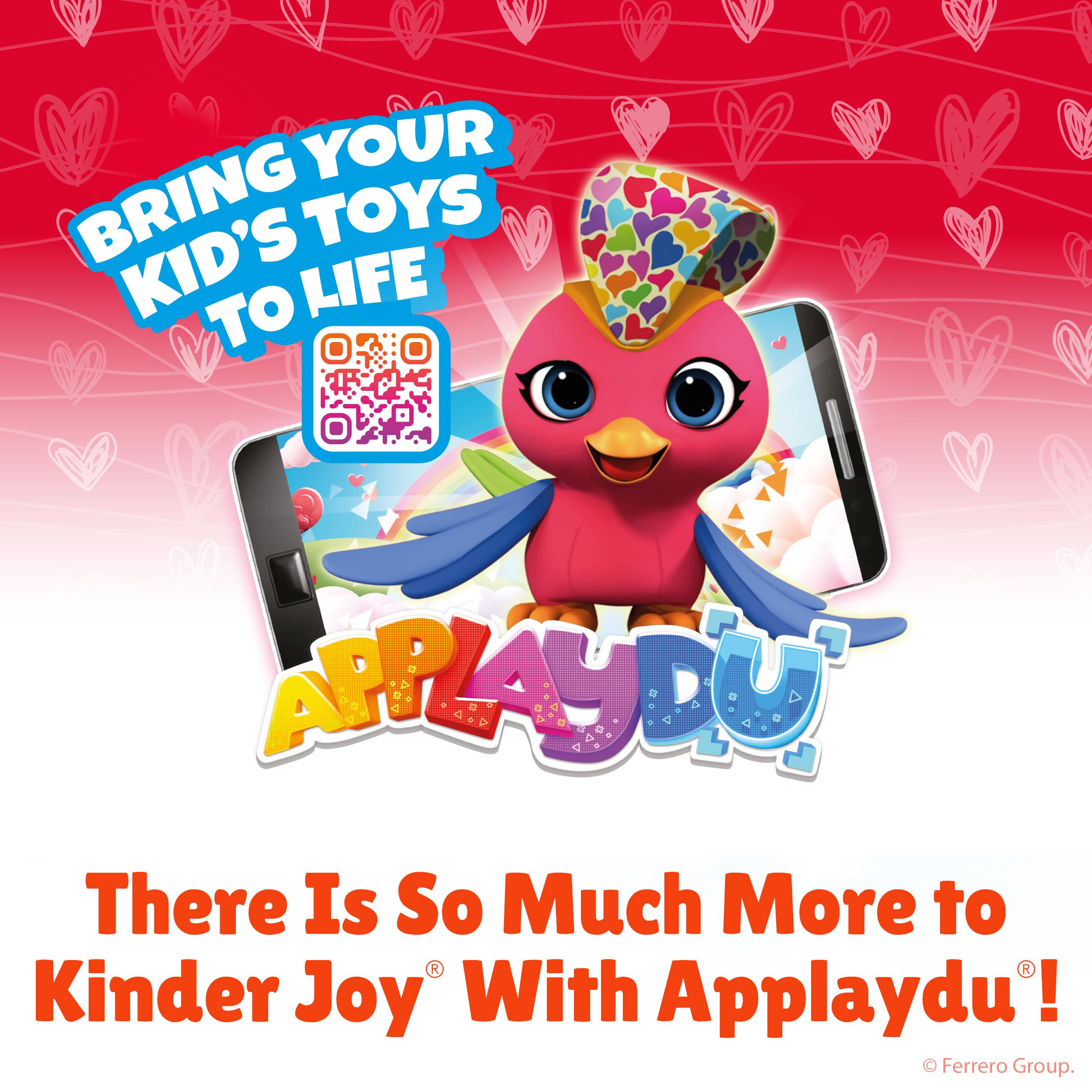 Two-sides of Kinder Joy offer tasty treat and toy surprise.