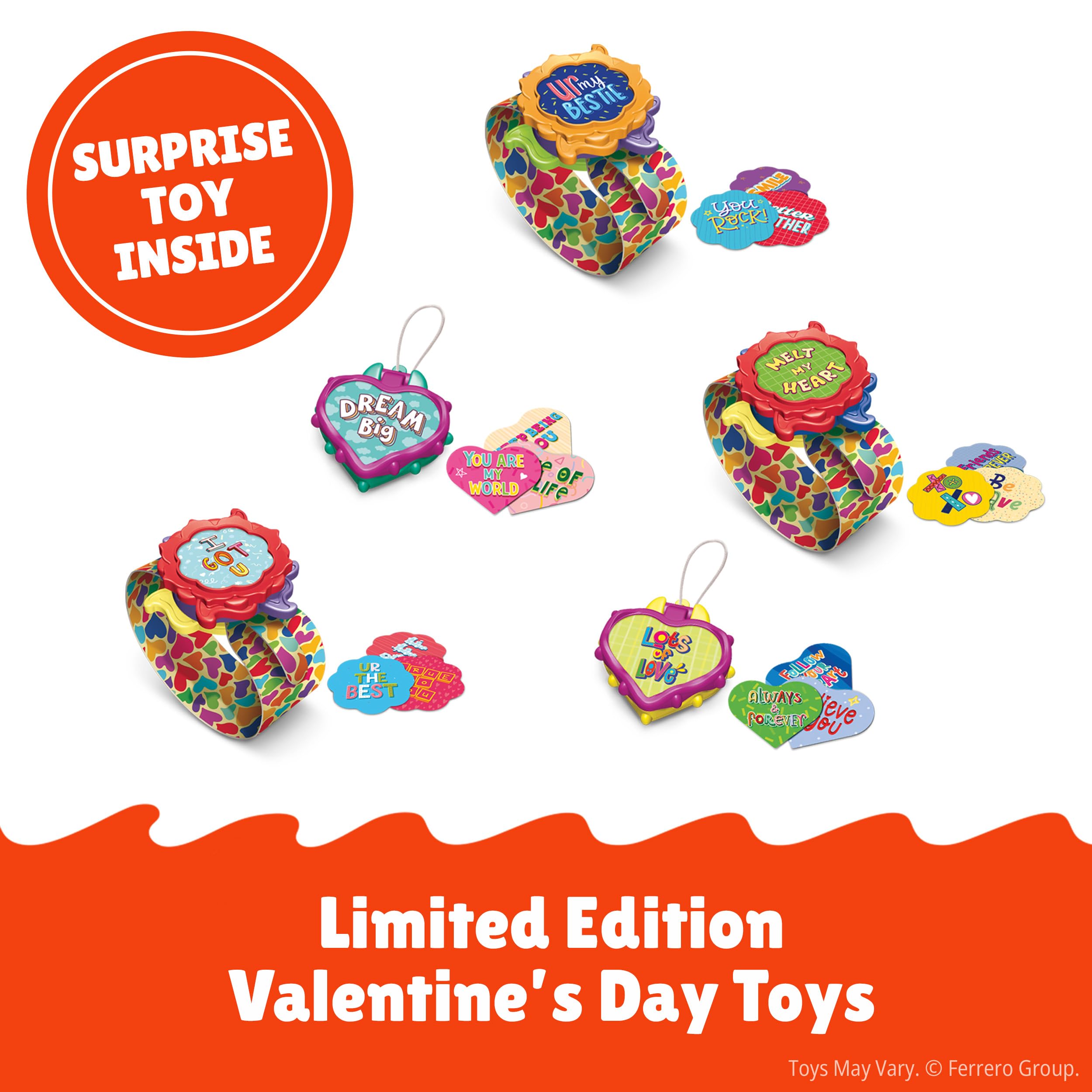 Valentine’s gift idea: Kinder Joy with two-sided fun.