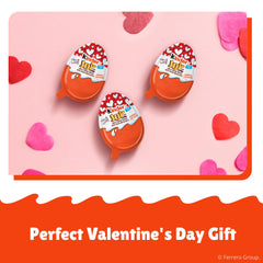 Kinder Joy toy inside a valentines egg sparks imaginative play.