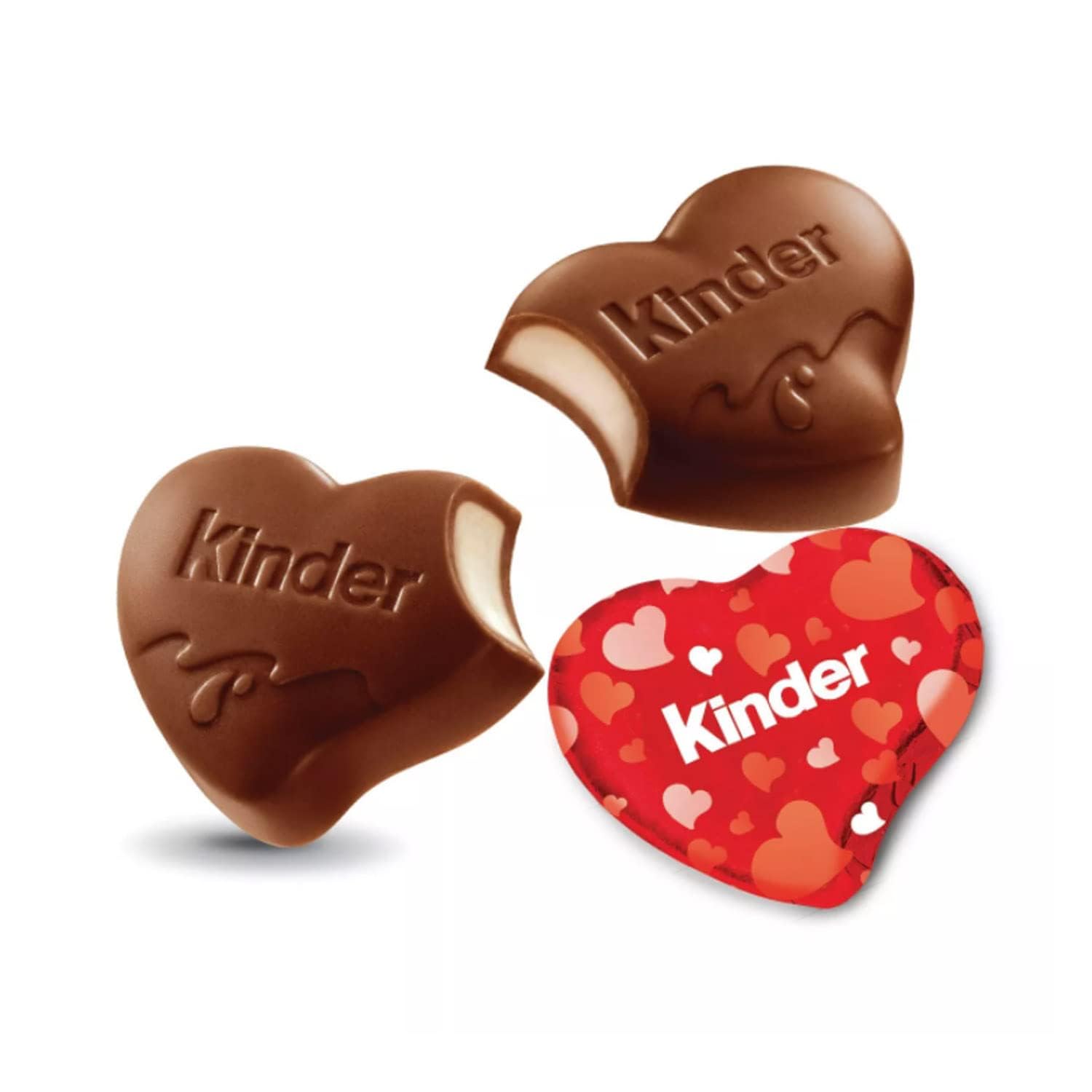 Festive Kinder packaging with Valentine wrap, ready to gift