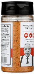 Kinder's Carne Asada Rub label highlights easy-to-use spice blend for weeknight meals.