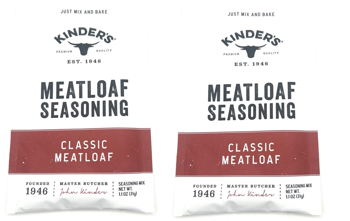 KINDER'S Classic Meatloaf Seasoning packets simplify meal prep