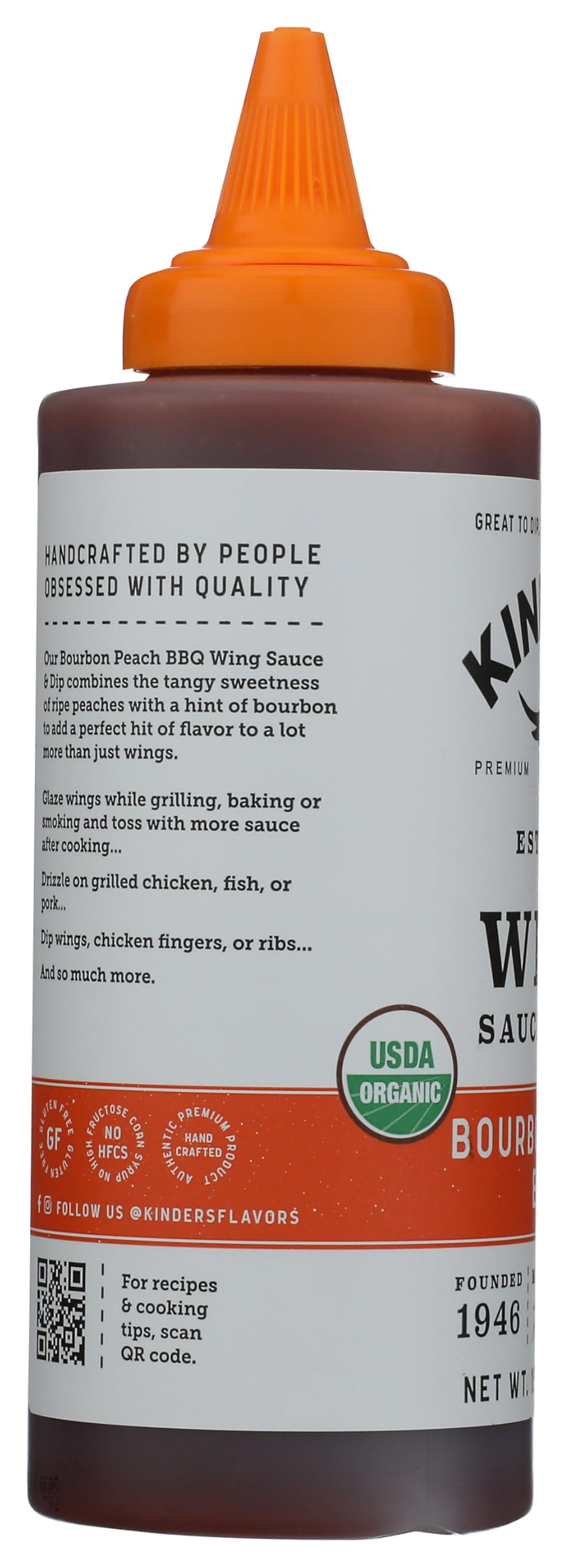 Family enjoys dipping veggies with Kinder's Bourbon Peach glaze