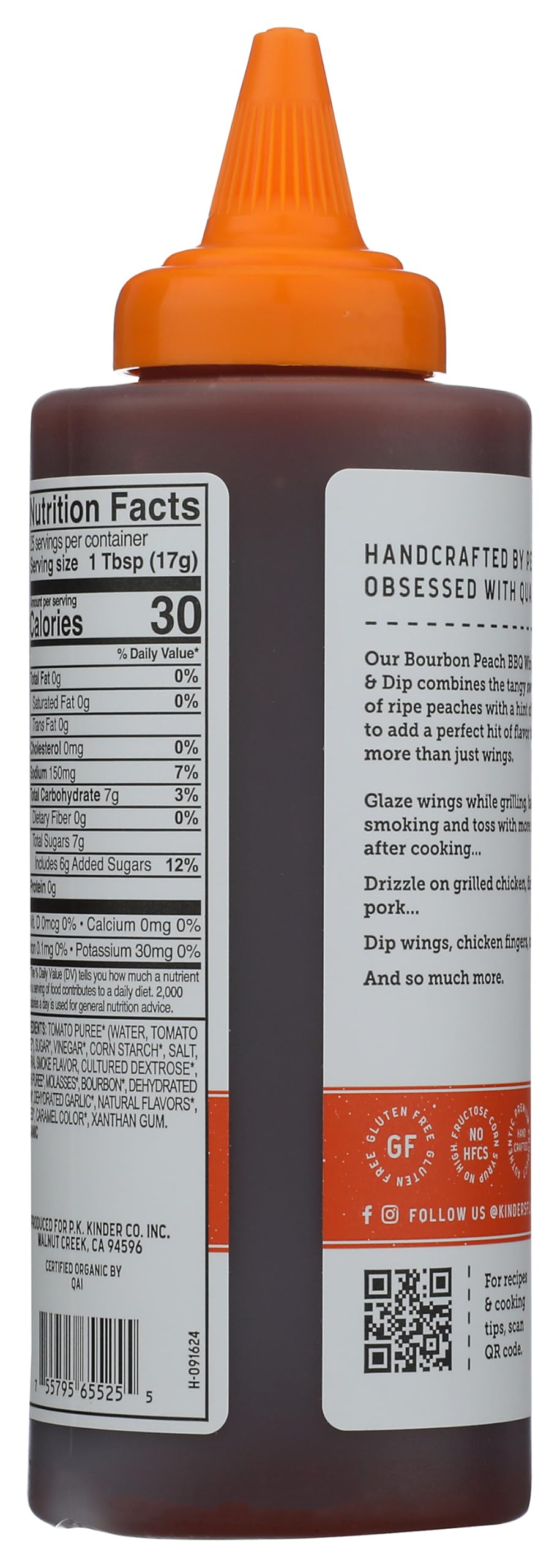 Label highlights organic ingredients and no synthetic nitrates or nitrites