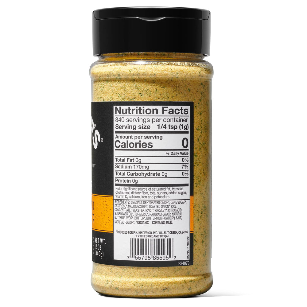Kinder's caramelized onion butter on grilled steak adding richness and caramel notes.