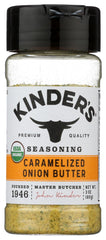 Kind Kinder's Organic Caramelized Onion Butter Seasoning tub boosts roasted vegetables with savory sweetness