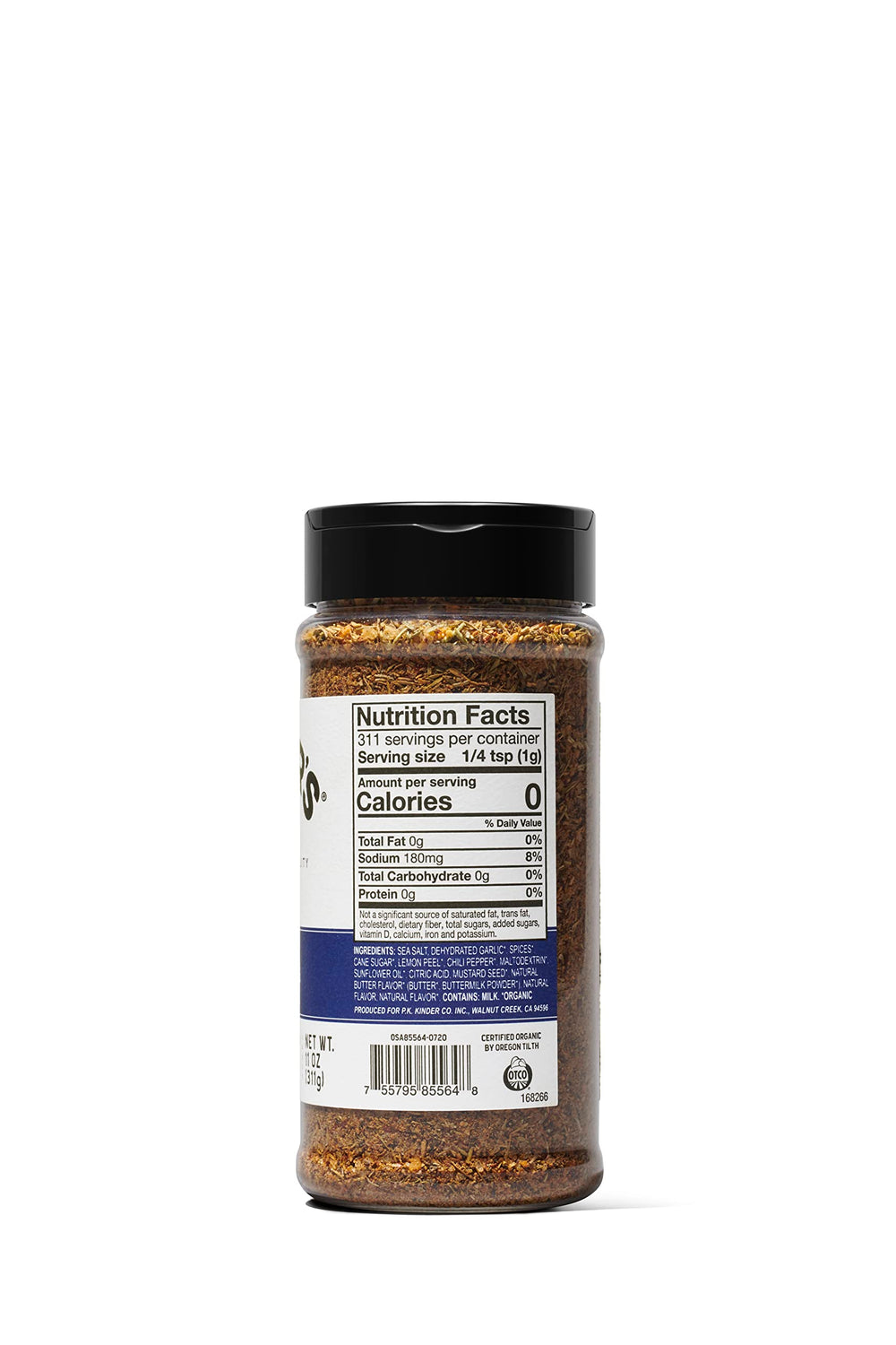 Kinder's Organic Prime Rib Rub closeup highlights ingredients