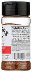 KINDER'S seasoning label closeup highlighting organic ingredients and spice color.