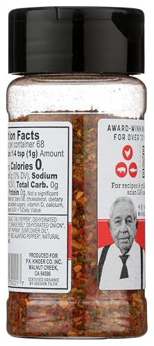 KINDER'S seasoning sprinkle dish shows how it enhances everyday meals.