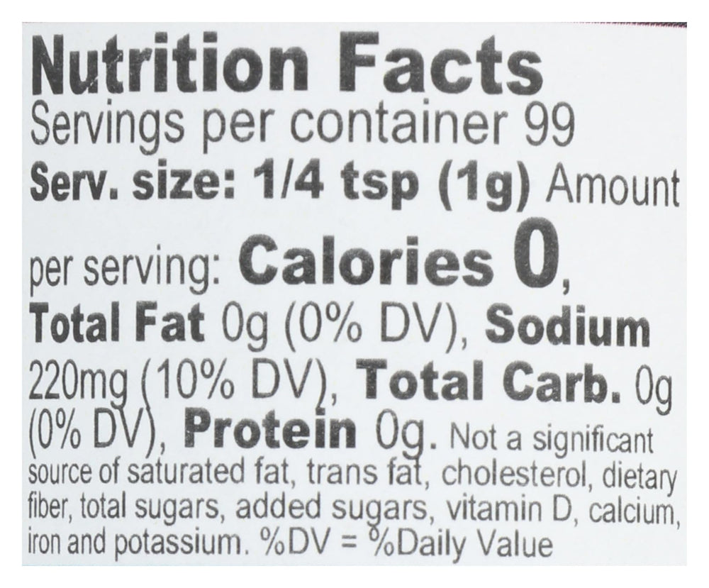 KINDER'S seasoning jar with label highlights organic ingredients, ideal for marinating.