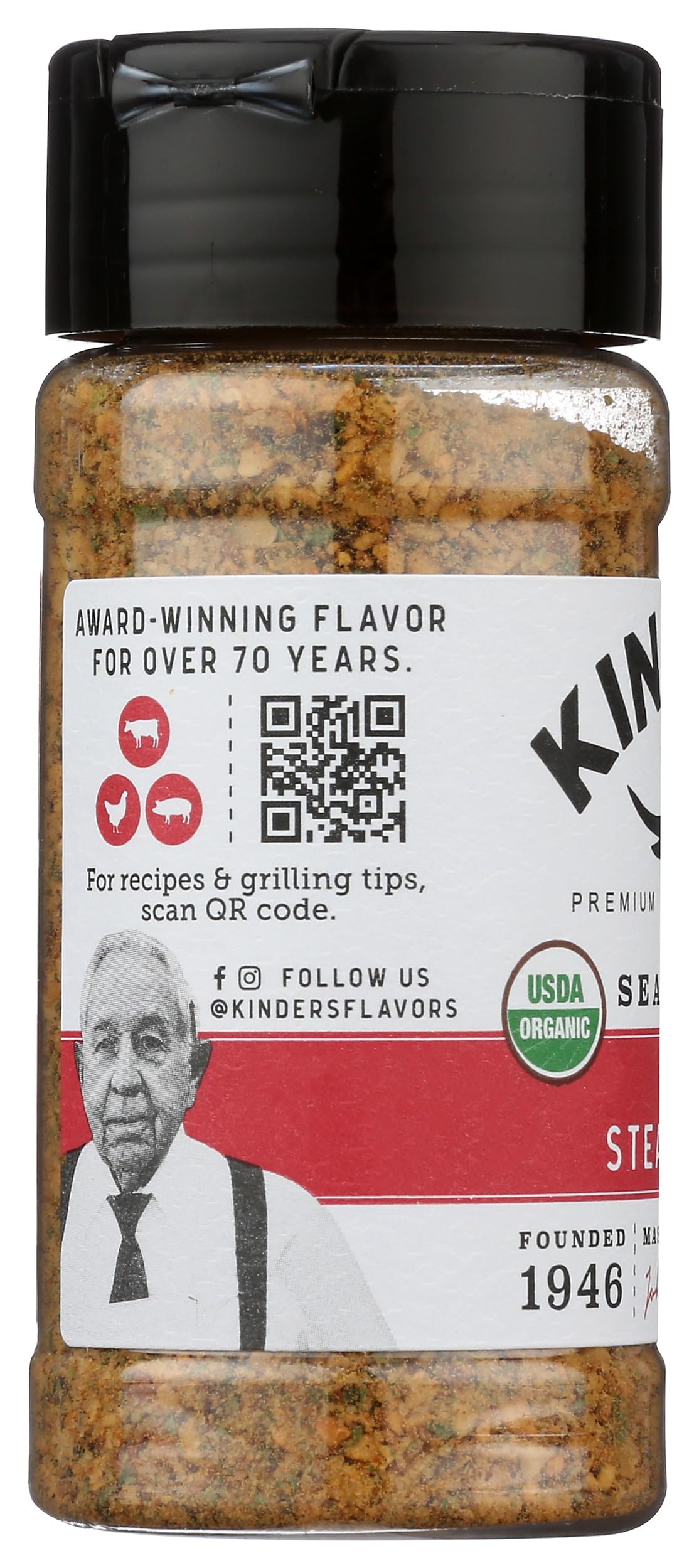 KINDER'S seasoning with vegetables ready for roasting, adding depth of flavor.