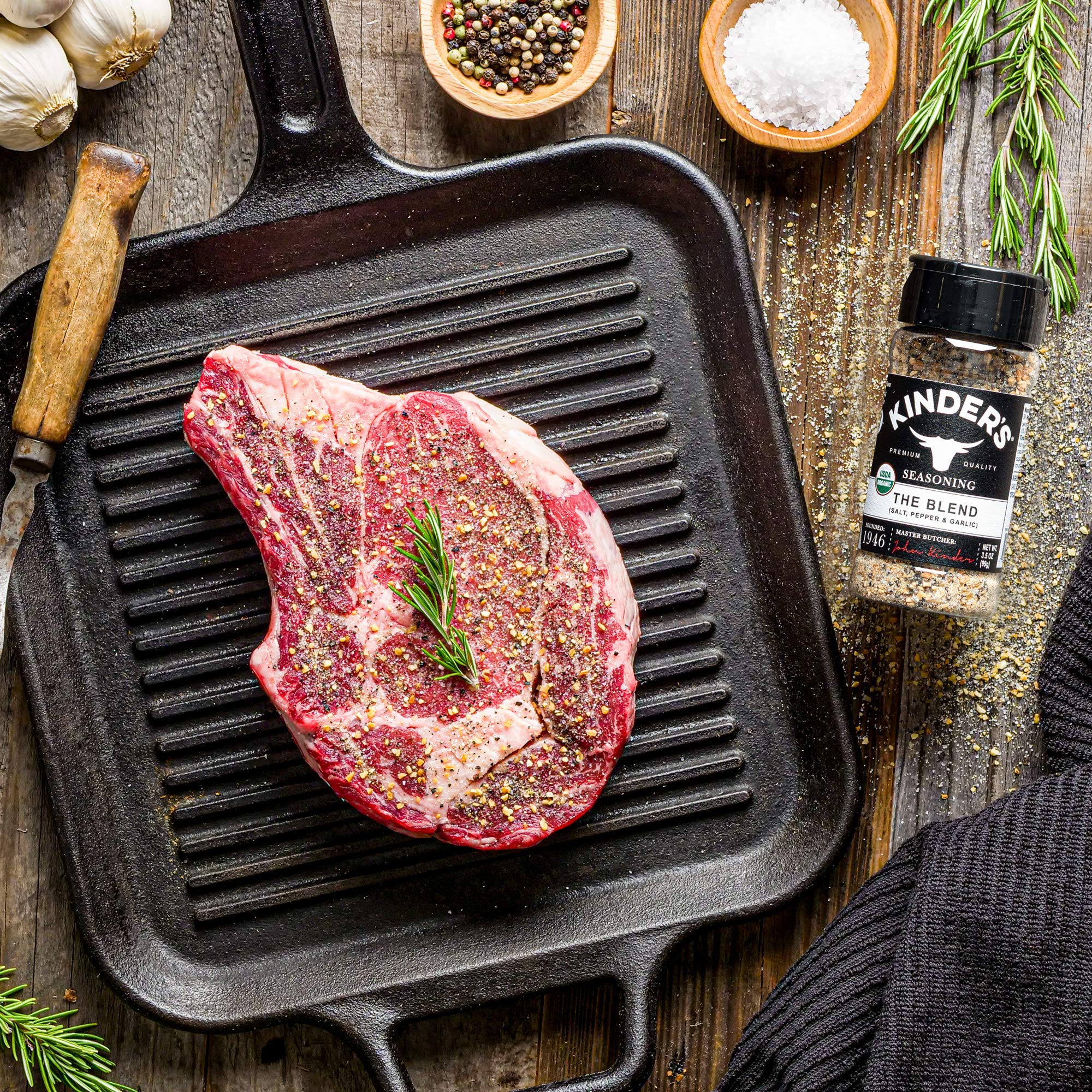 KINDER'S Organic The Blend used in marinades and as a finishing touch.