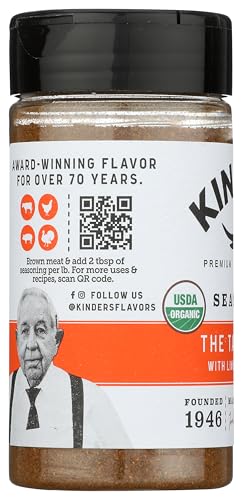 KINDER'S Organic The Taco Blend dried herbs macro highlighting quality.