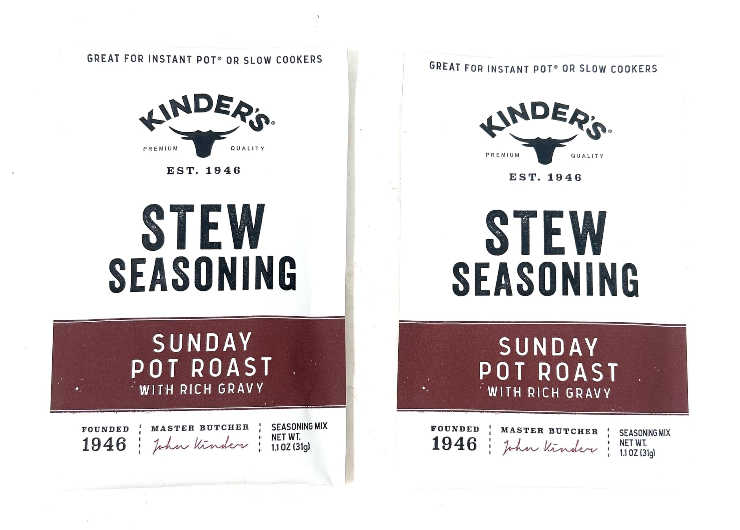 Kinder's Seasoning Mixes packaging ready for quick, flavorful weeknight meals.