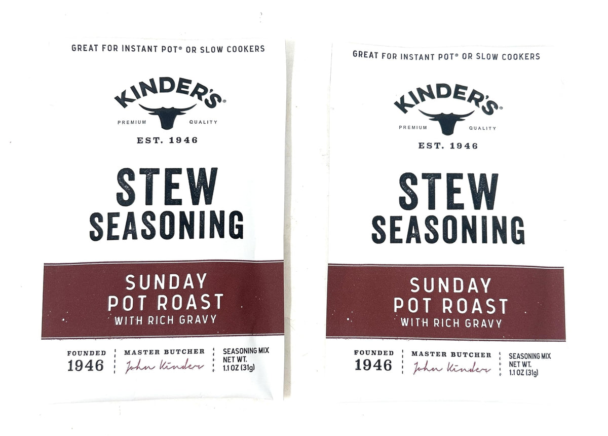 Kinder's Seasoning Mixes packaging ready for quick, flavorful weeknight meals.