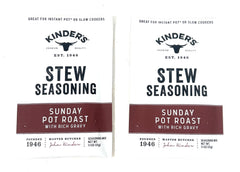 Kinder's Seasoning Mixes packaging ready for quick, flavorful weeknight meals.