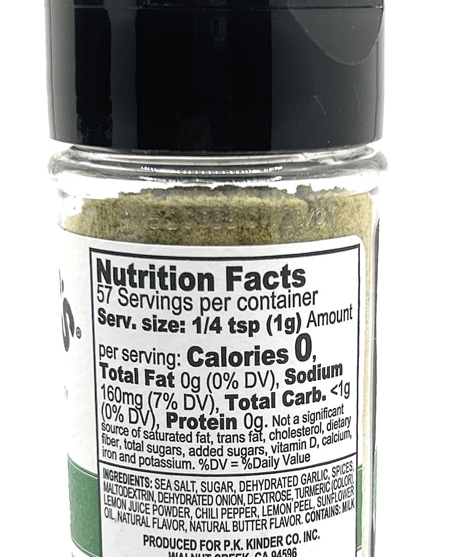 Kinder's two-bottles-pack shaker offers versatile seasoning for cooking at home.