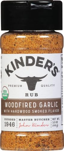 Kinder's Woodfired Garlic Rub on chicken adds aromatic seasoning