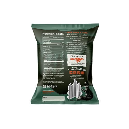 Kindling Protein Pretzels Dill Pickle flavor ideal for lunchboxes